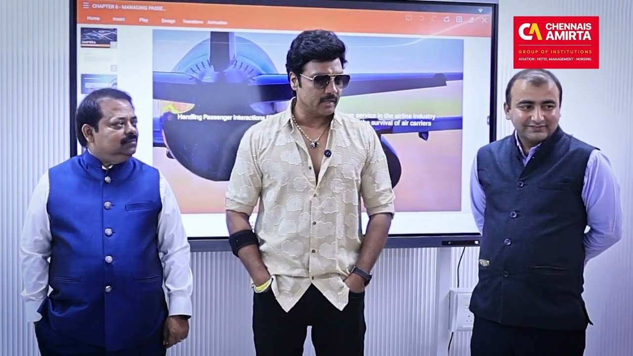 Actor Sanjeev Venkat Visits Campus