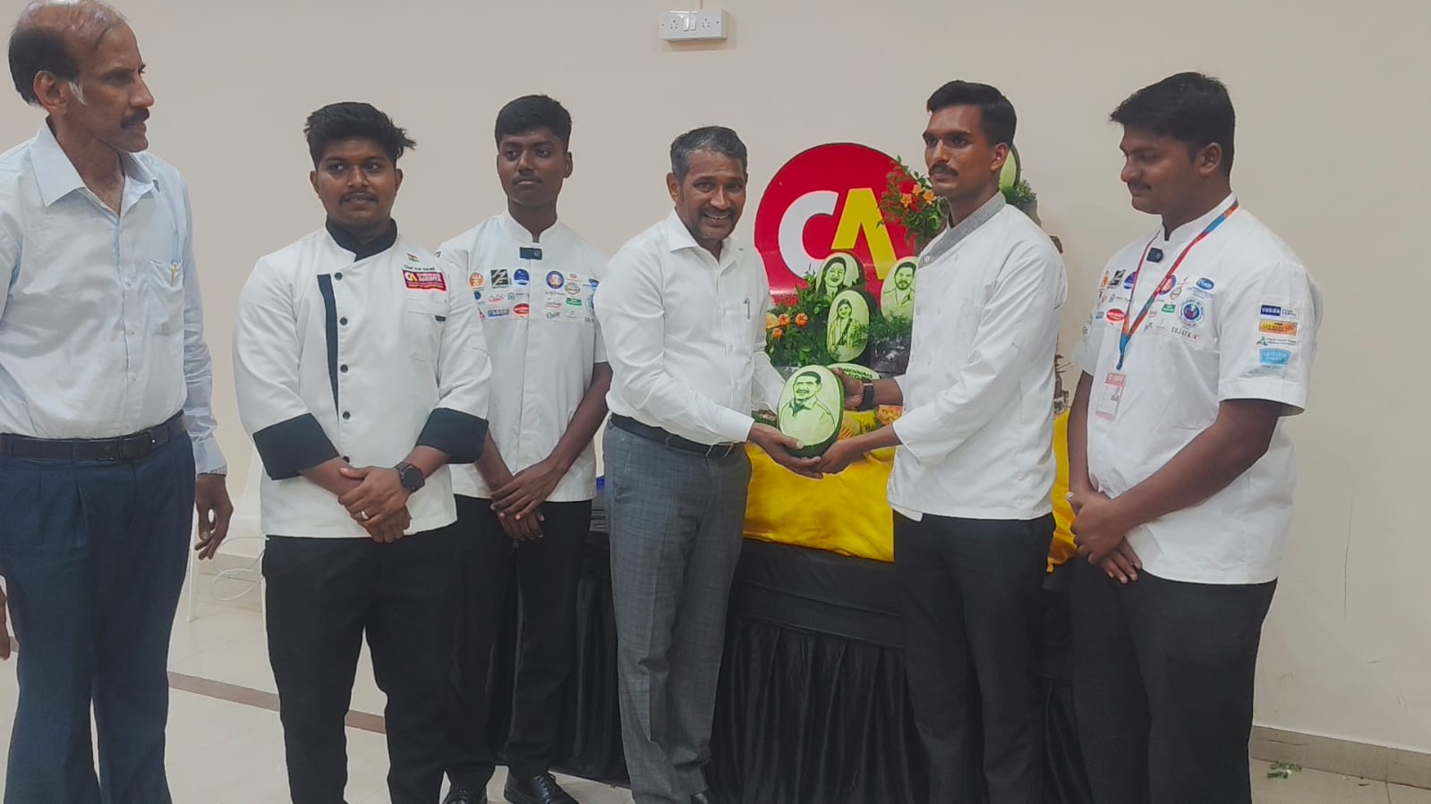 CA students appreciated by present Minister Mr. Vanni Arasu